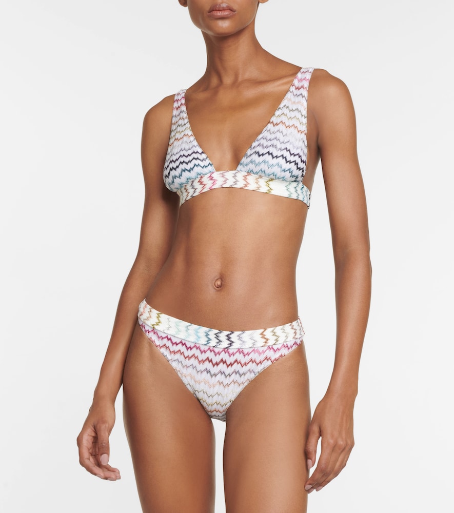 Missoni Mare Zig-zag lamé bikini