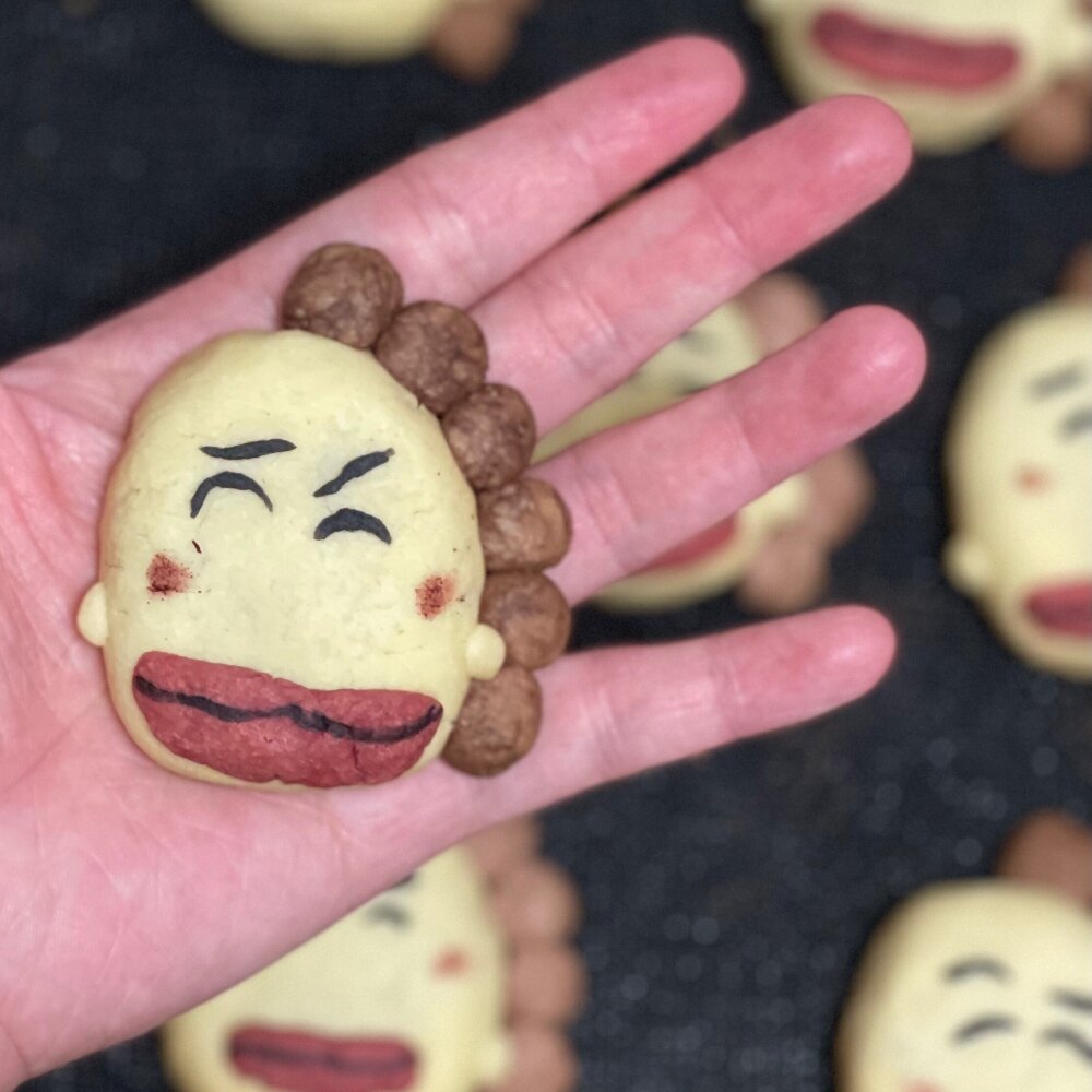 「甜食朋友」花媽造型鳳梨酥 春節禮盒 中秋禮盒 同樂會 慶生會 婚禮小物 4入裝