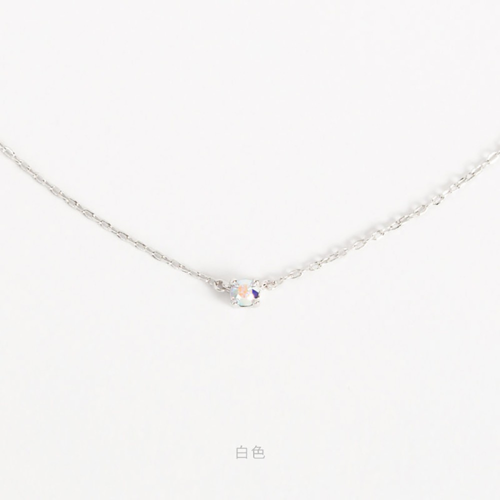 【Bonny & Read】 浪漫際遇鎖骨鍊 / 12色 / [採用施華洛世奇水晶/純銀]【全現貨買場】