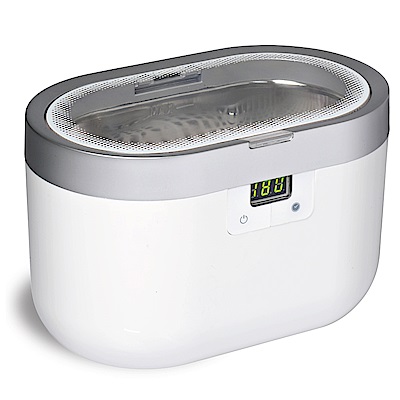 42000Hz標準超音波頻率 透明面蓋，清洗過程一目了然 35瓦功率 / 600ml不鏽鋼清洗槽 清水洗淨，乾淨又有效 飾品、手錶、眼鏡、假牙、餐具...適用