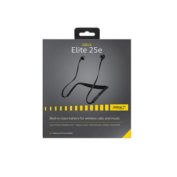Jabra Elite 25e頸掛式藍牙耳機-黑(Elite 25e)