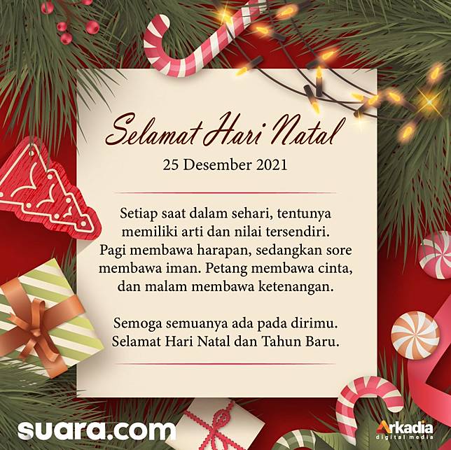 Kumpulan Kartu Ucapan Natal 2021 Bisa Download Gratis Dari Suara Com Suara Com Line Today