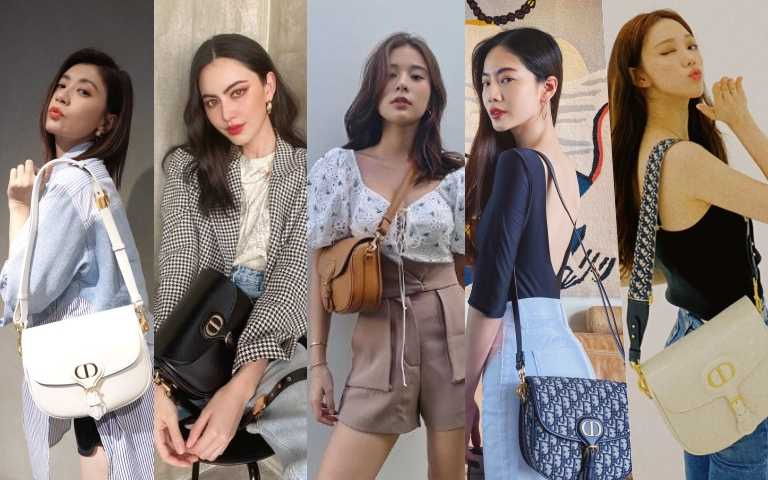 藝人們包括賈靜雯、Davika Hoorne、泰國女星Supassara Thanachat、曾之喬、李聖經都愛Dior Bobby 肩背包！有三種尺寸和四種顏色選擇：黑色、拿鐵白、駝色和 Oblique丹寧藍斜紋緹花帆布皮革滾邊款。（圖／品牌提供）