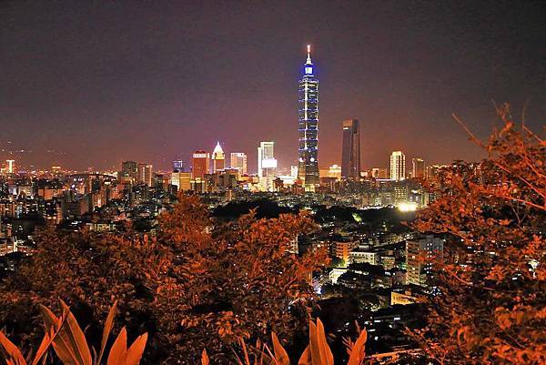 【台北旅遊】福州山公園-仰望美麗的台北101夜景