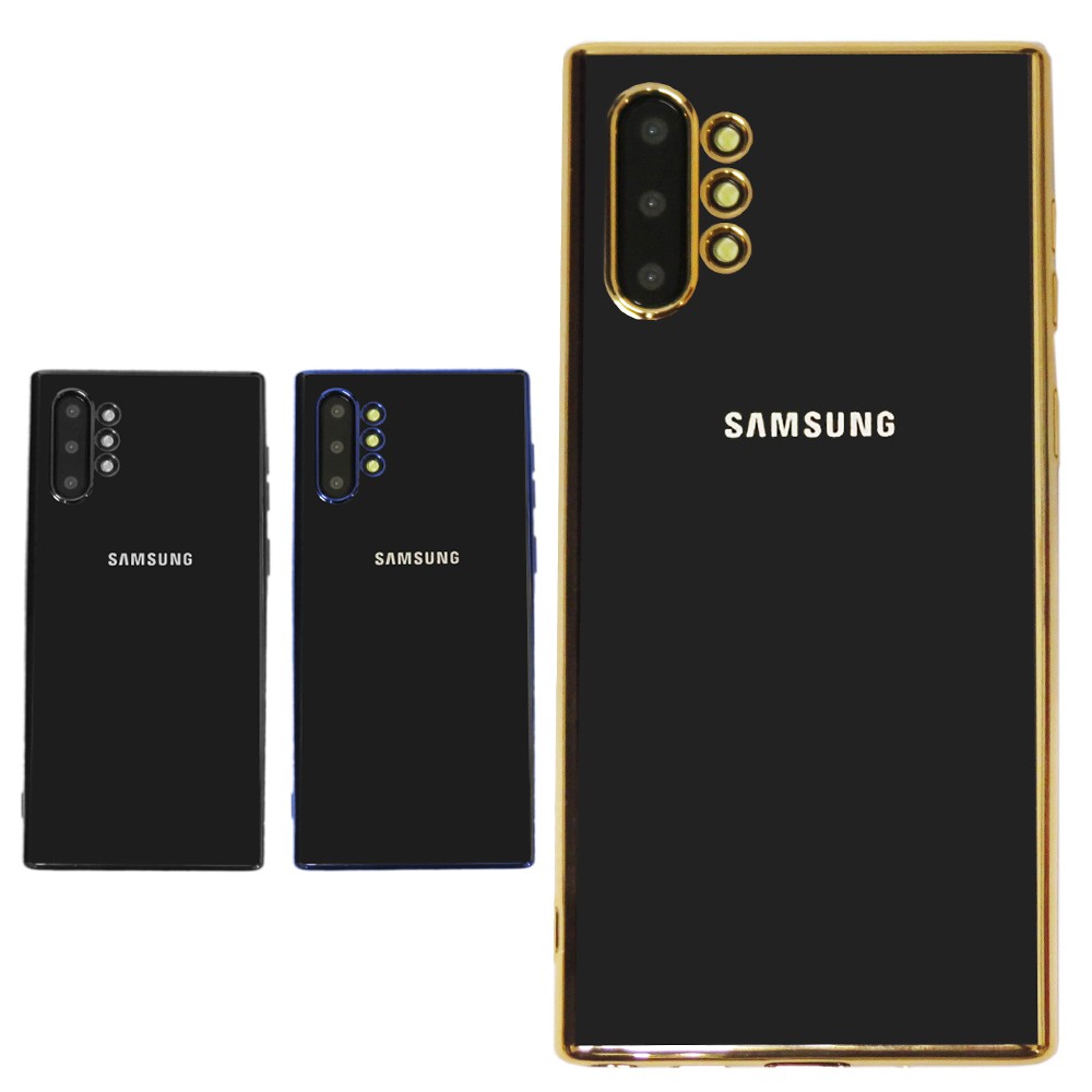 TOTU 拓途●名稱：柔簡電鍍系列-三星手機殼●材質：TPU+電鍍●顏色：黑色/金色/藍色●適用：三星Note10/Note10+●產地：中國│ 掌握時下最流行質感3C配件，每樣商品為您精心挑選，獨一