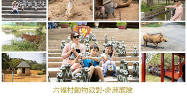 新竹親子景點 大推六福村動物王國 坐蒸氣火車看野生草食性動物 坐勇闖猛獸巴士看獅子老虎 還有好多丁滿 簡直台版迪士尼