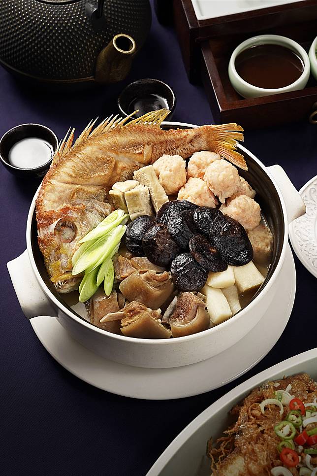 「THE上海」春季新菜海陸魚羊篤鮮湯（圖/ THE上海）