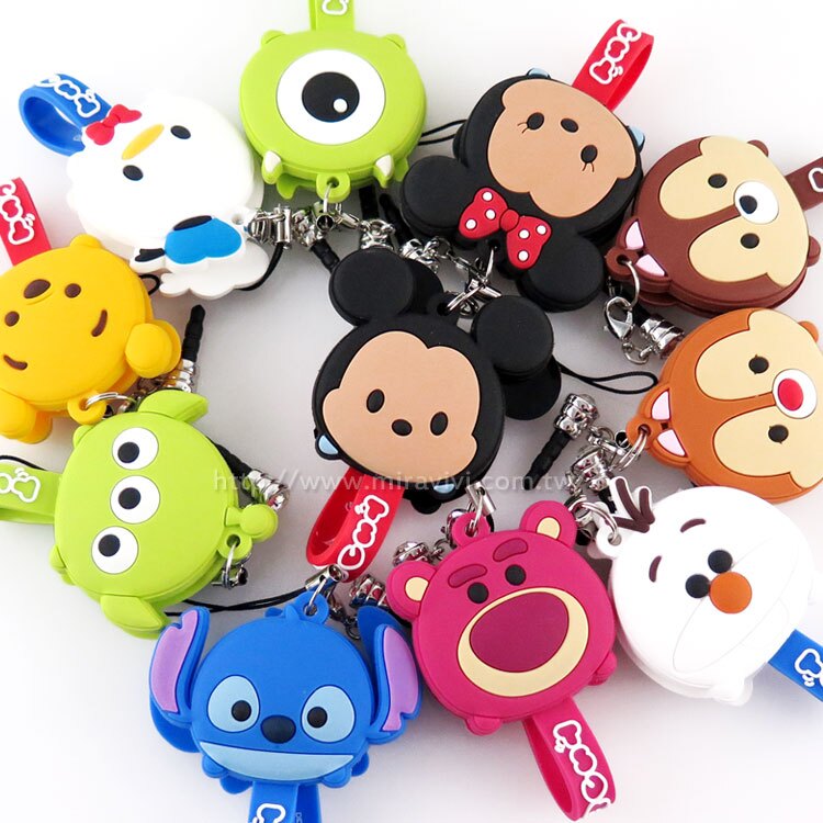 【Disney】 TSUM TSUM 可愛造型耳機防塵塞吊飾捲線器/集線器。手機與通訊人氣店家Miravivi的Disney、其他周邊有最棒的商品。快到日本NO.1的Rakuten樂天市場的安全環境中