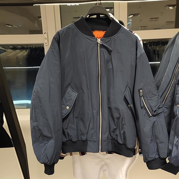 zara mjarat男裝冬裝新款夾棉外套上衣飛行員夾克棉服3918490401