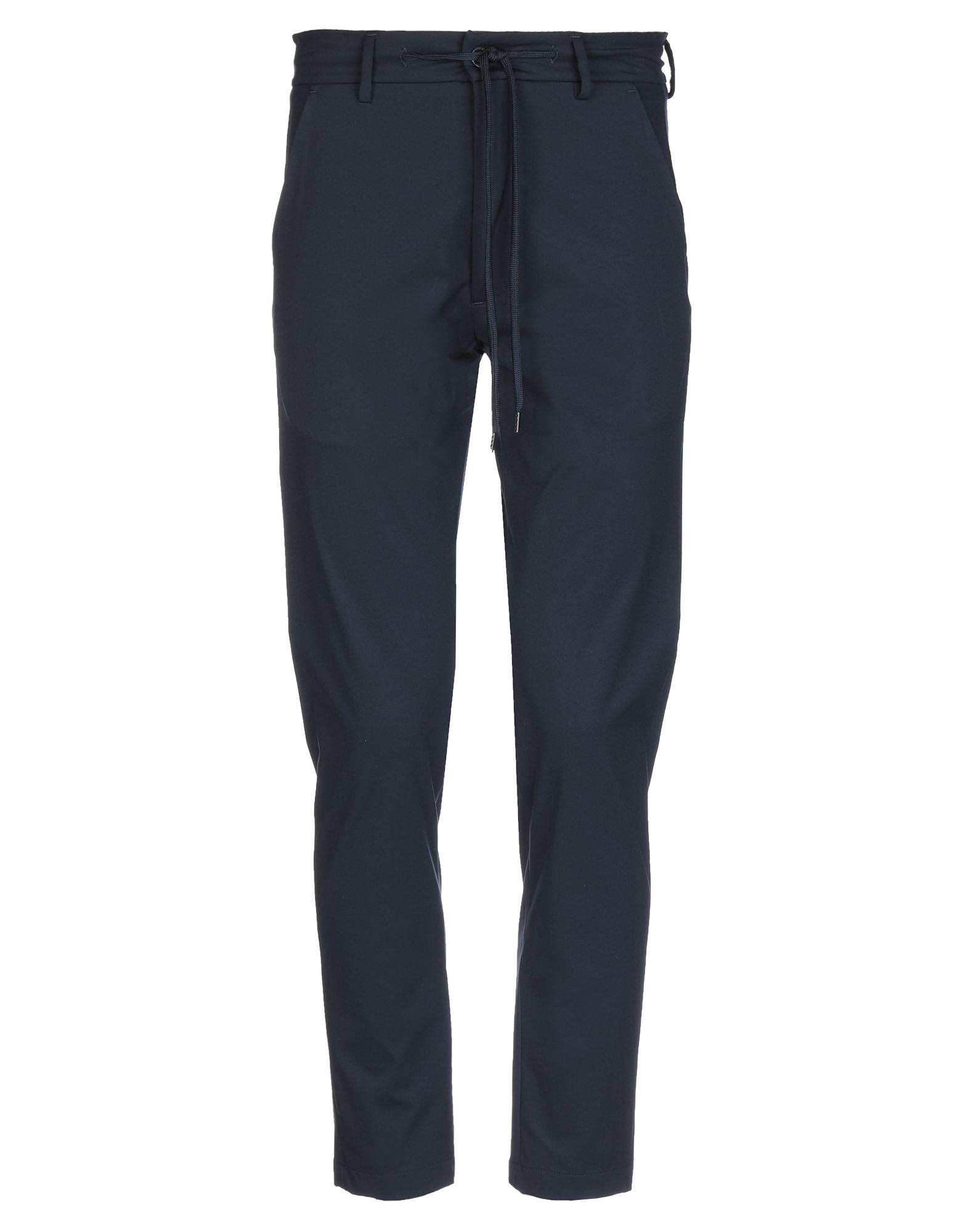 synthetic jersey, basic solid color, laces, mid rise, regular fit, tapered leg, button, zip, multipo