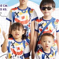 แก้มใสเสื้อเด็กพิมพ์ลาย