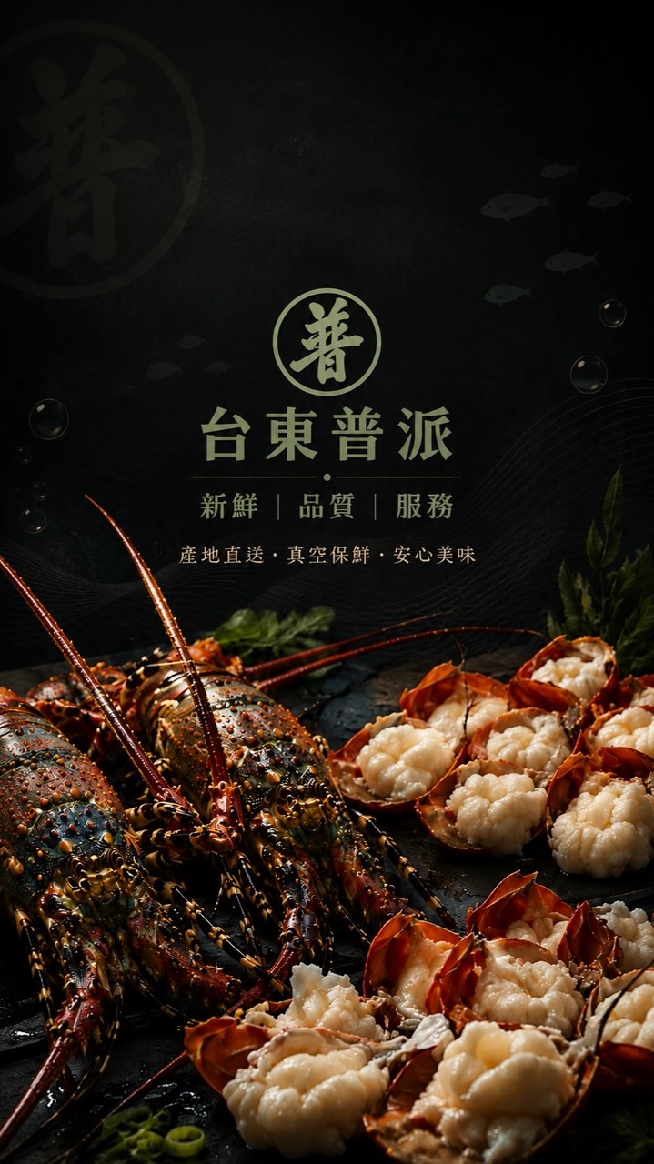 台東野生龍蝦 深海魚（台東普派-張鈞普）
