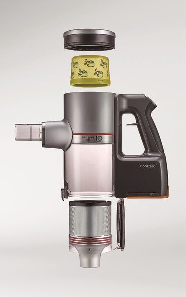 LG CordZero A9+快清式無線吸塵器升級登場，拆卸式可沖洗組件、電池隨抽隨換