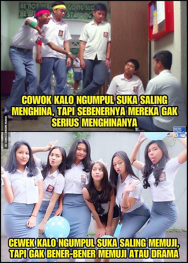 Meme Perbedaan Cewek Dan Cowok Bang Doni