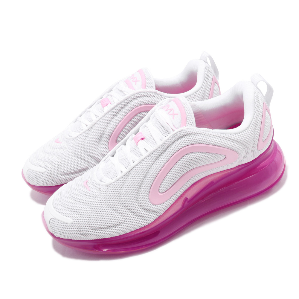 NIKE 慢跑鞋 Wmns Air Max 720 女鞋 大氣墊 避震 舒適 現代感 穿搭 白 粉 [AR9293-103]