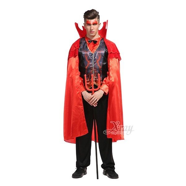 X射線【W370043】邪惡烈焰魔王，化妝舞會/尾牙/萬聖/死神/惡靈/惡魔/變裝/cosplay