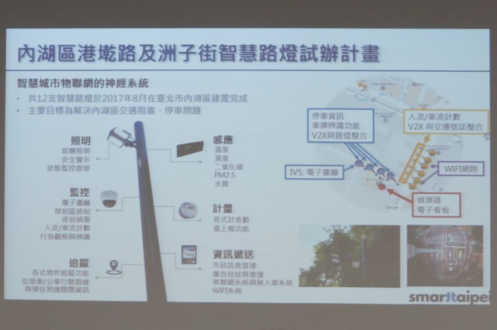 北市府推廣智慧路燈，還能作為5G行動上網基地台