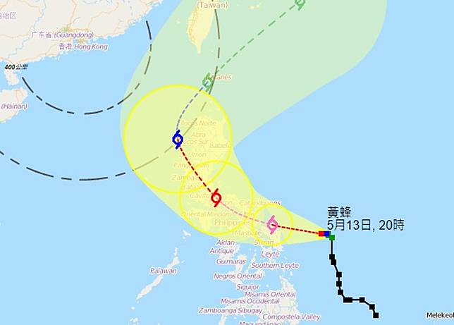 天氣預報 黃蜂跳升3級成颱風料周六進入港800公里範圍 On Cc 東網 Line Today