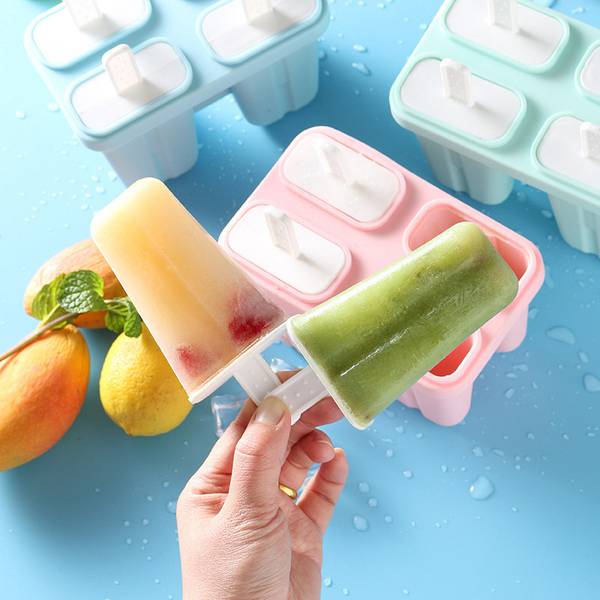 矽膠雪糕模具套裝自制做冰淇淋冰棍磨盒家用兒童果凍