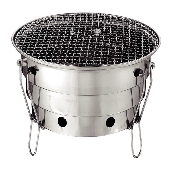 【點秋香】明洞 深筒型炭火爐 ◆不鏽鋼爐身 ◆三層組合式爐身 ◆組裝後爐身加深不易烤焦 ◆拆開後易收納減少空間 ◆附置炭盤、防熱提把 ◆適用於室內及戶外使用 商品名稱：明洞 深筒型炭火爐 商品型號：A