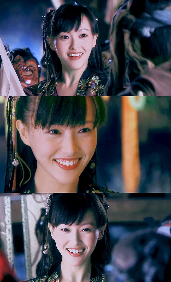 陸劇中一見驚鴻的面具殺8：唐嫣 飾演《仙劍奇俠傳三》紫萱