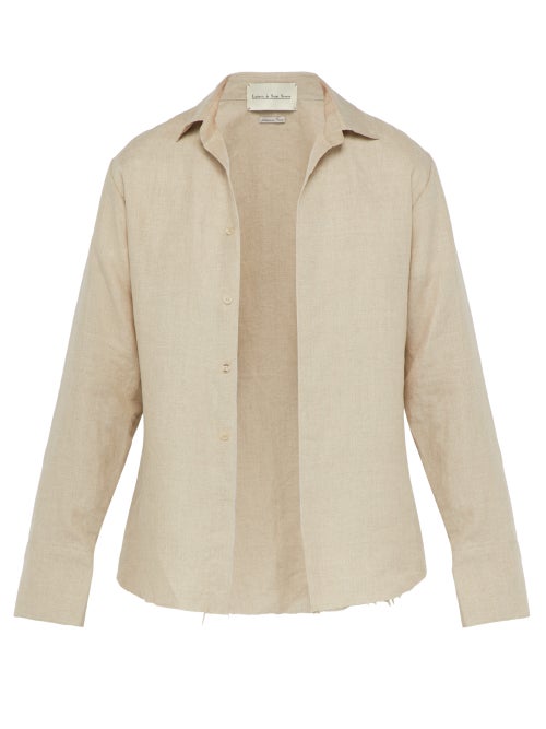 Ludovic De Saint Sernin - This beige shirt from LVMH Prize finalist Ludovic de Saint Sernin reflects