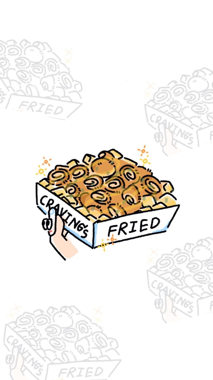 Cravings fried🥔🍗