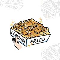 Cravings fried🥔🍗