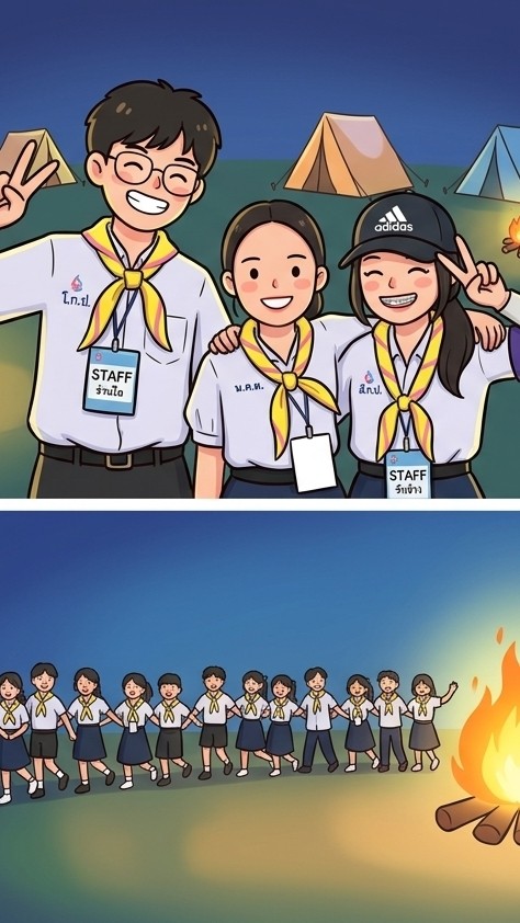 รับสมัครพี่เลี้ยงลูกเสือ งานชุมนุมลูกเสือสวนกุหลาบ