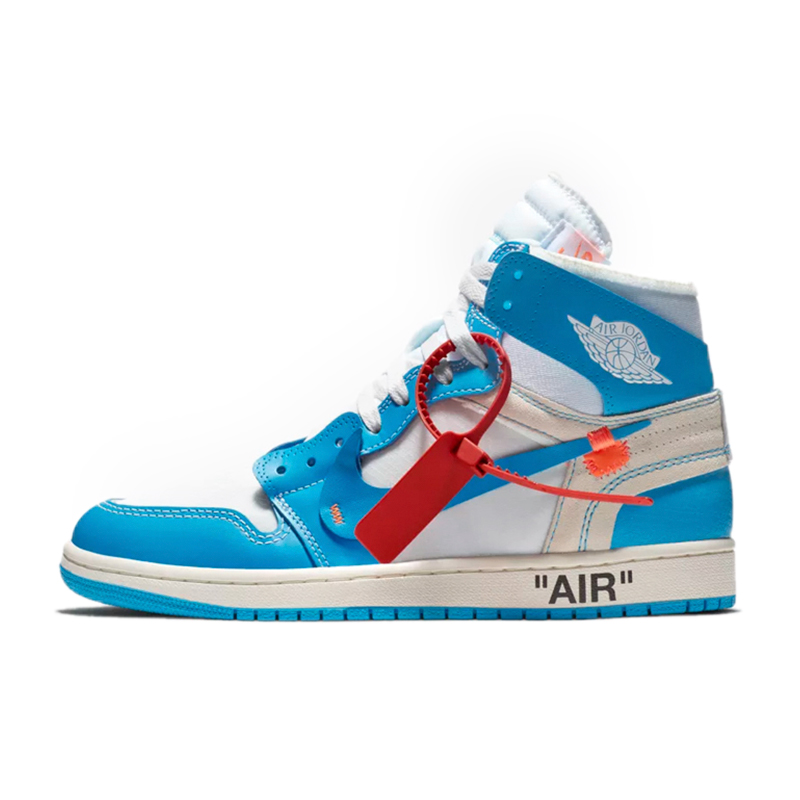 Air Jordan 1 x OFF-WHITE AJ1 OW聯名北卡藍 AQ0818-148