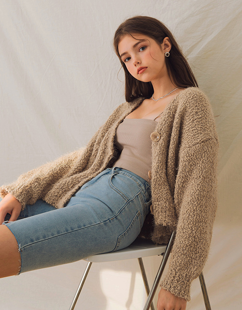 舒適毛海寬鬆外套