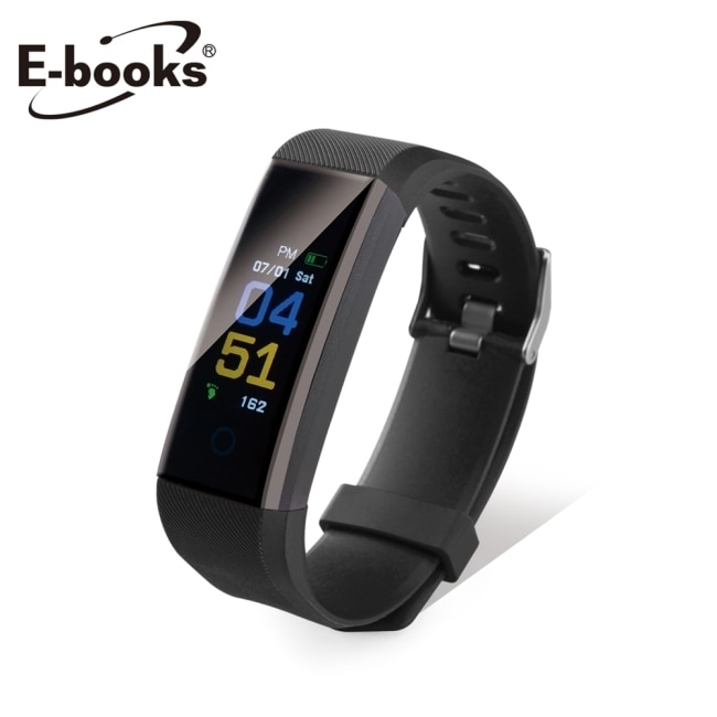 詳細介紹 此為廠商直送商品 預計出貨日2-5天 E-books V5 藍牙多功能運動智慧手環 產品規格 材質ABS塑膠、電子元件、TPU橡膠、OLED螢幕 本體尺寸270x20x11mm 螢幕尺寸0.