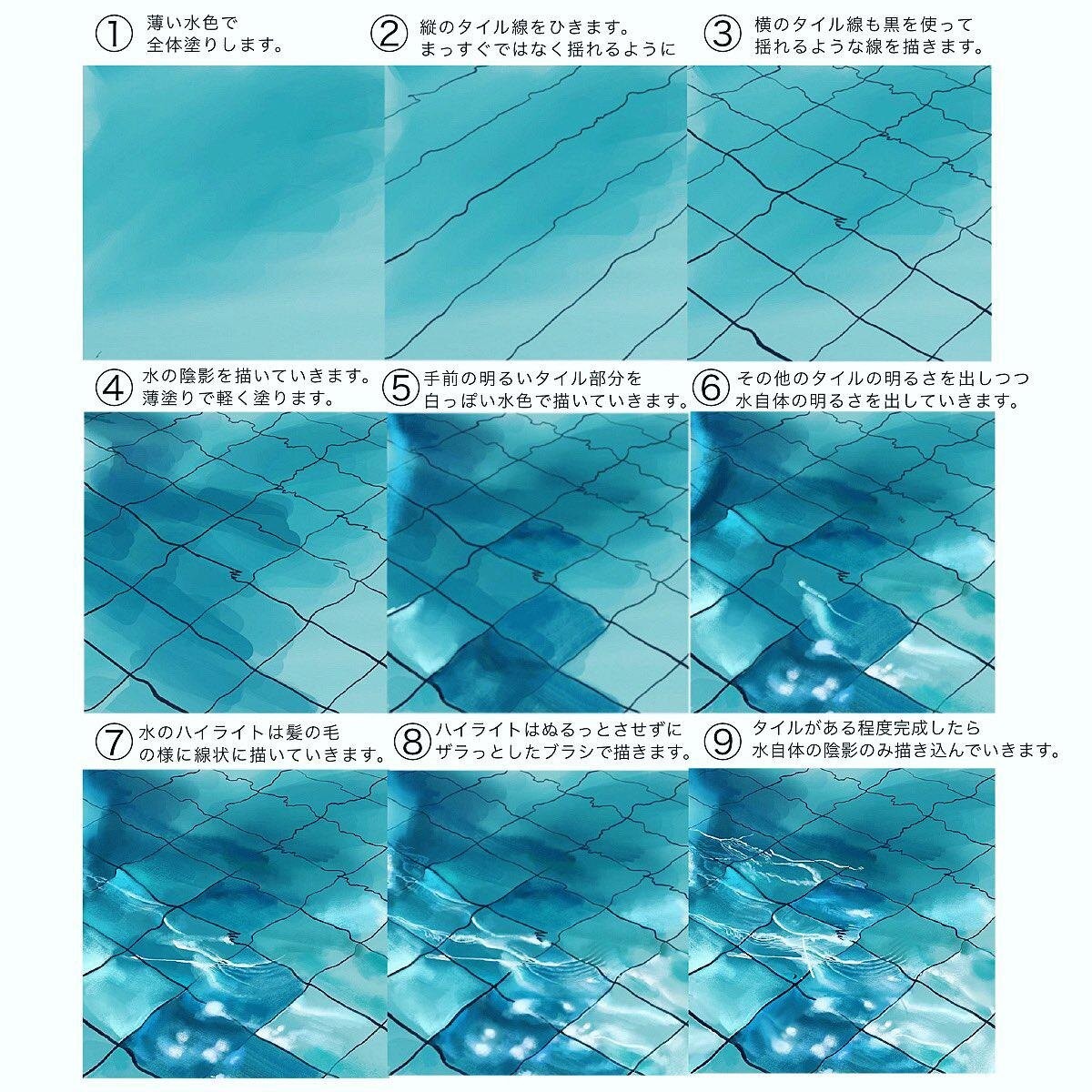 これがイラスト 本物そっくりなリアルさと神秘的なブルーが印象的に感動