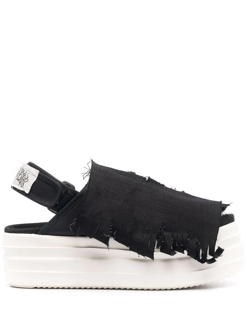 Rick Owens distressed-finish platform sandals
