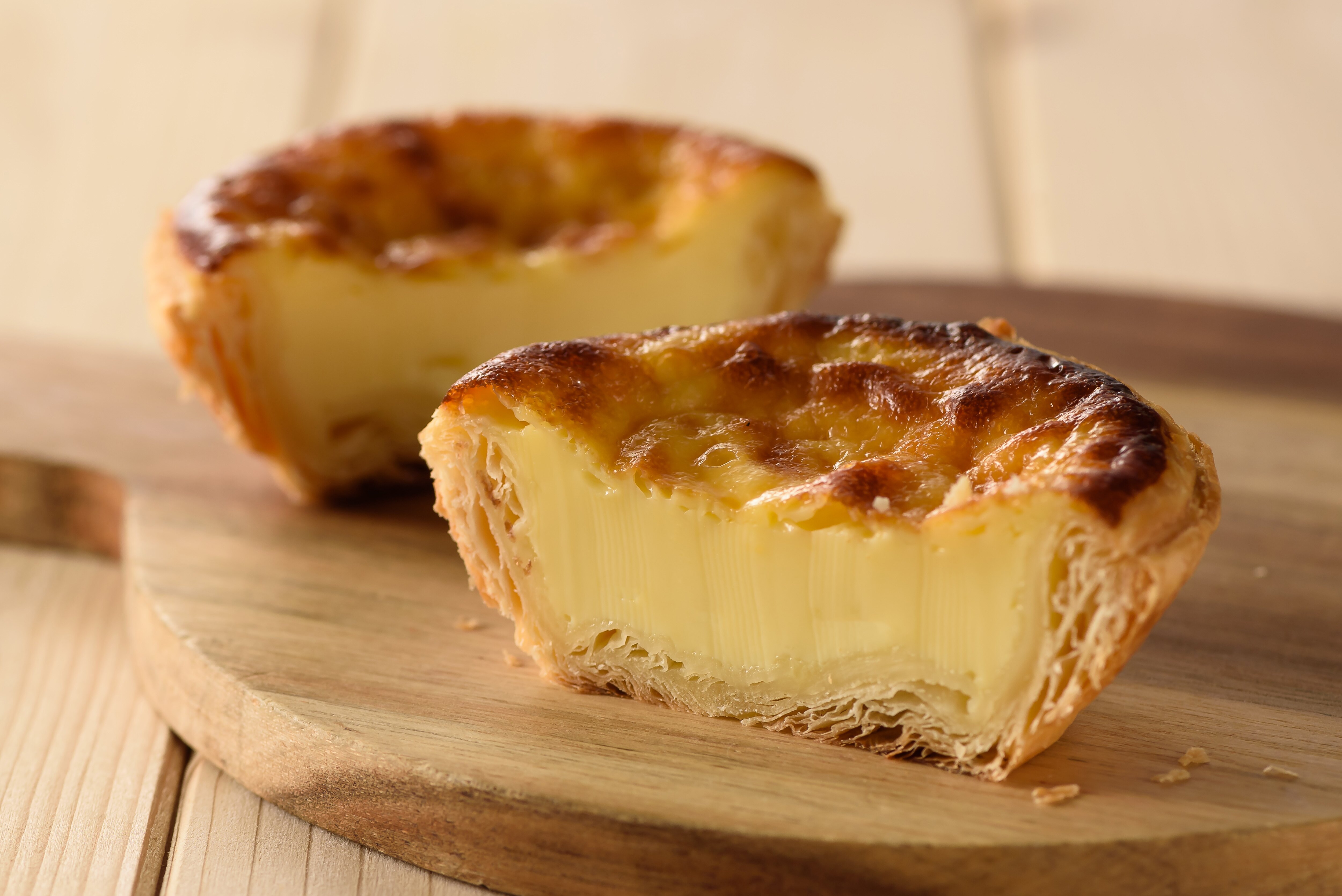 葡式蛋塔 酥脆塔皮與香濃內餡的完美搭配 (1盒6入/1盒10入)