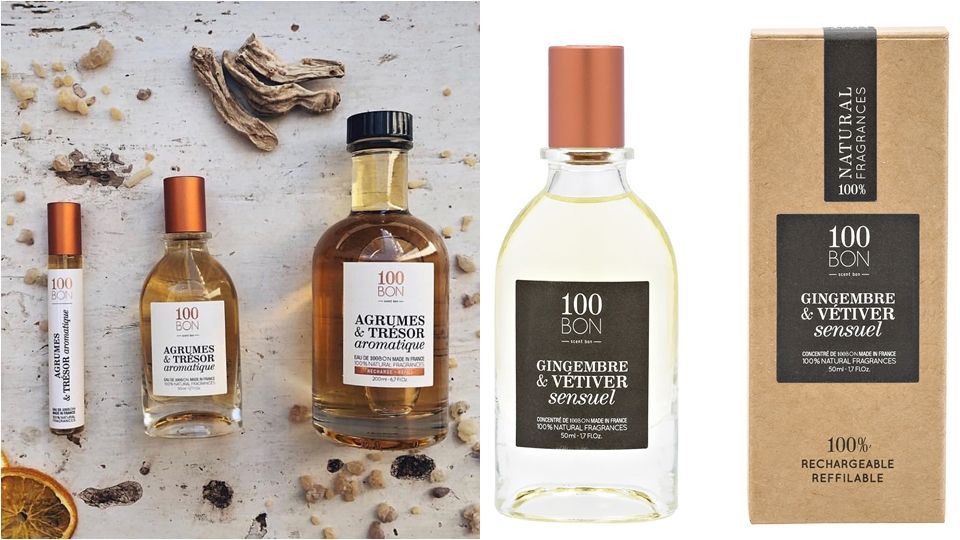 100BON 生薑&岩蘭草香精50ml,NT2100。左圖來源:IG@100bon