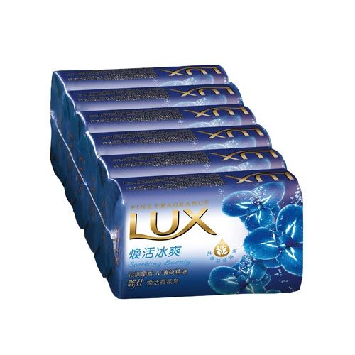 麗仕LUX煥活香氛皂煥活冰爽80g*6【愛買】