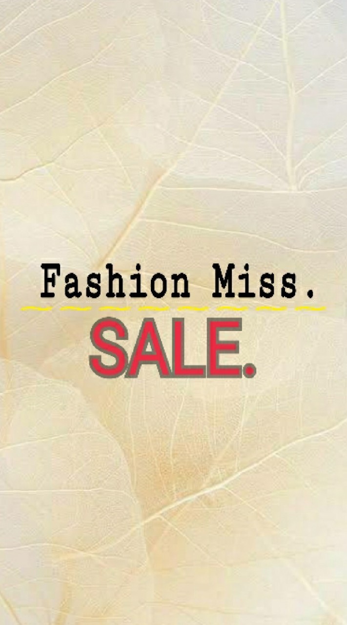 Fashion Miss. SALE