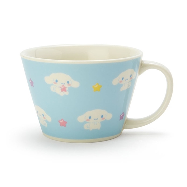 小禮堂 大耳狗 陶瓷湯杯 300ml (藍星星款) 4550337-061718