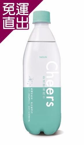 最愛的浪漫 【愛買獨家】4箱免運直送 泰山Cheers奇兒思氣泡水(500mlx24入/箱)【免運直出】