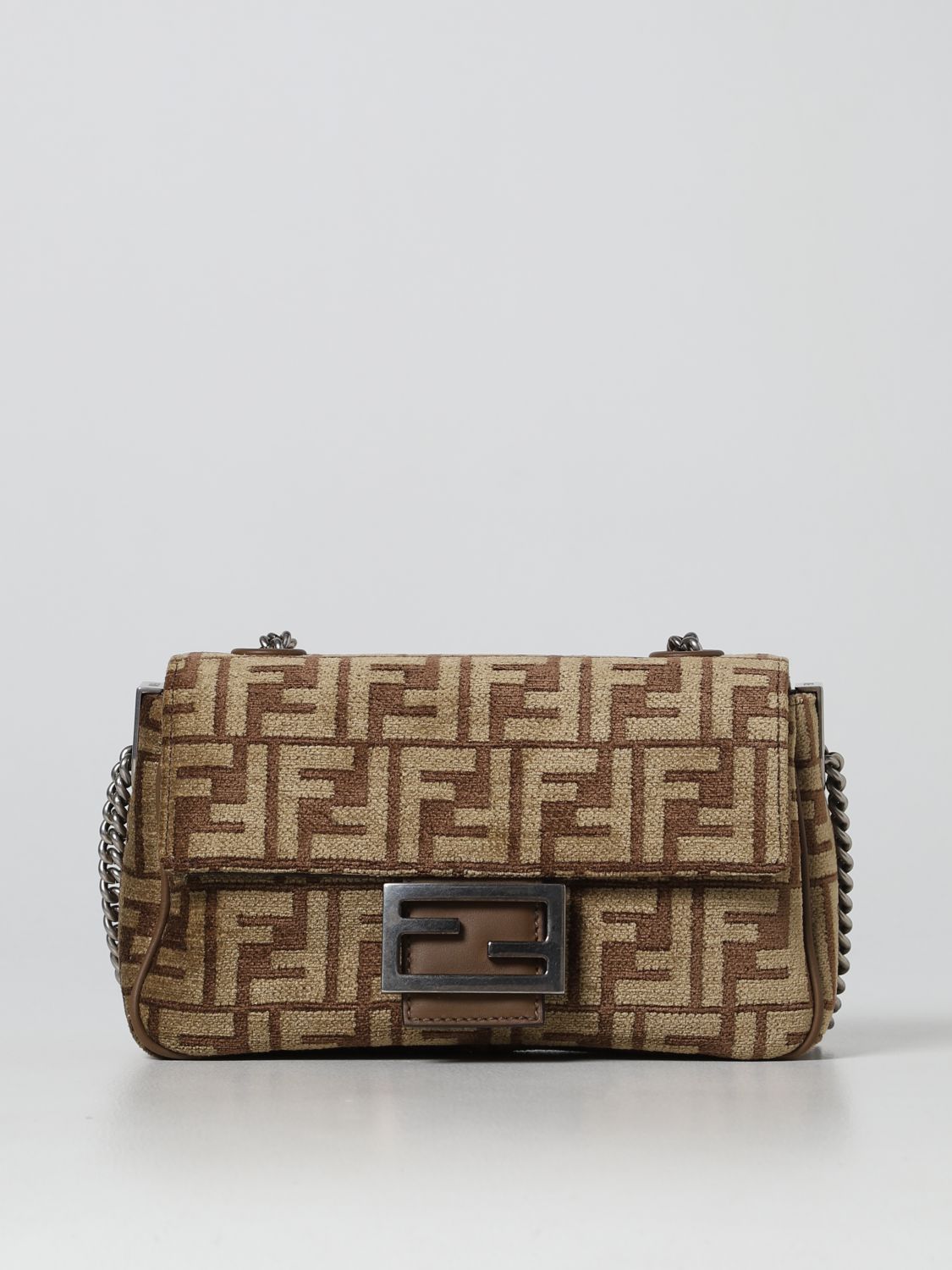 Shoulder Bag FENDI Woman colour Tobacco