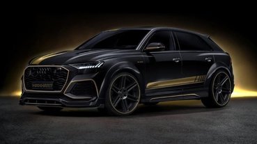暗黑猛獸降世！Audi RS Q8「渦輪爆改」版本全球僅 10 輛，狂炸近 900 匹馬力兇到不行！