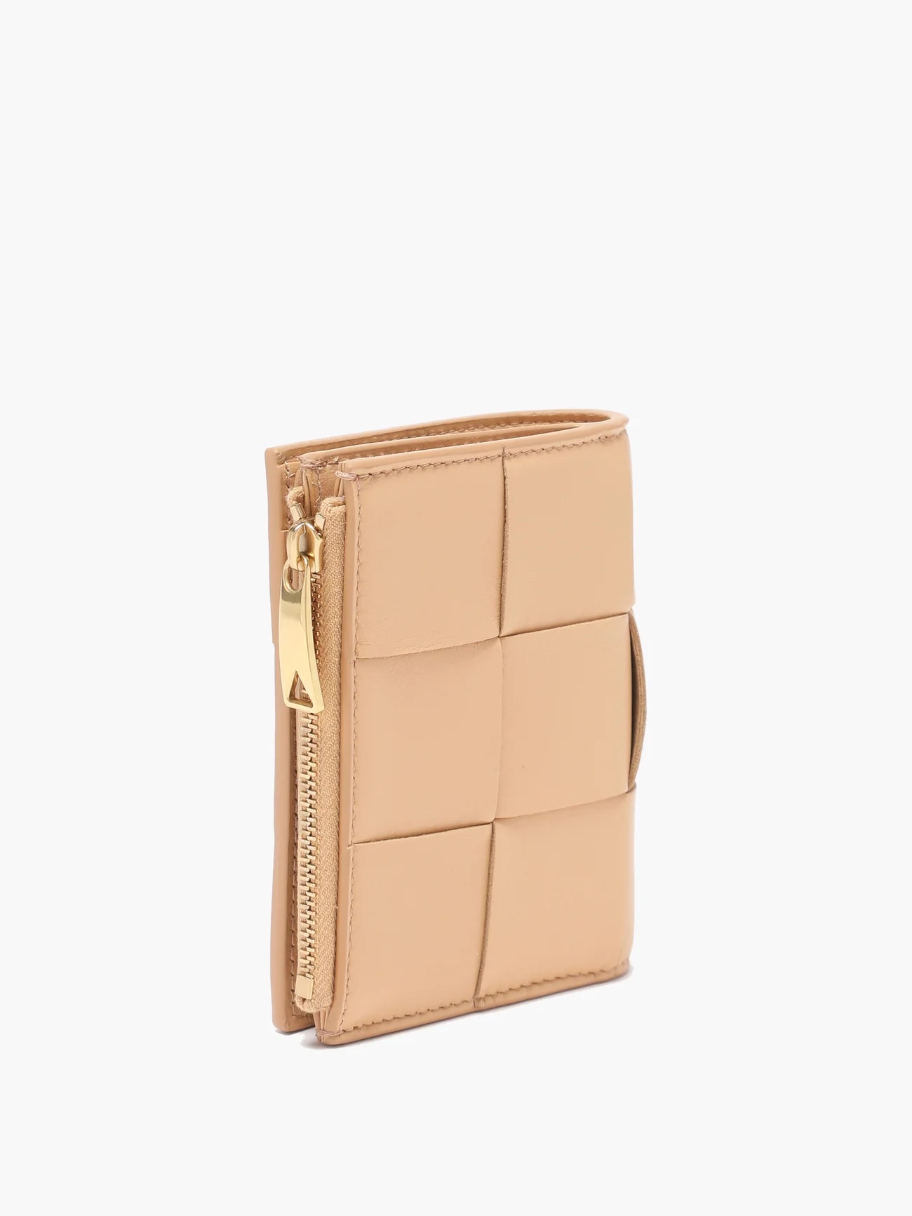 Bottega Veneta Cassette Intrecciato-leather bi-fold wallet