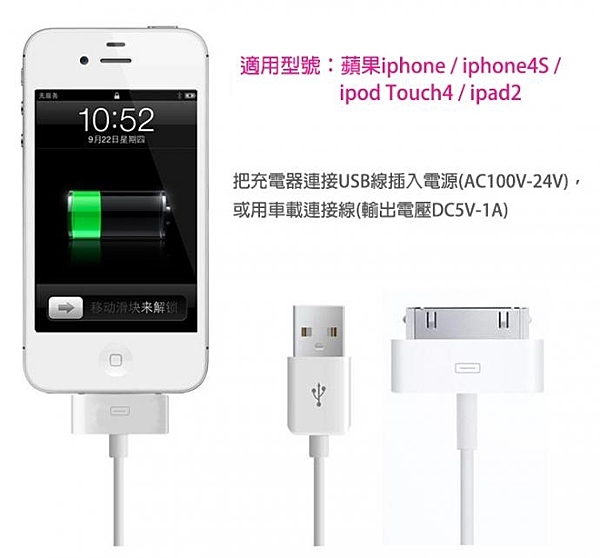 ●3.5mm粗線 n●適用Apple iPhone3/4 ipad n●純銅高速傳輸