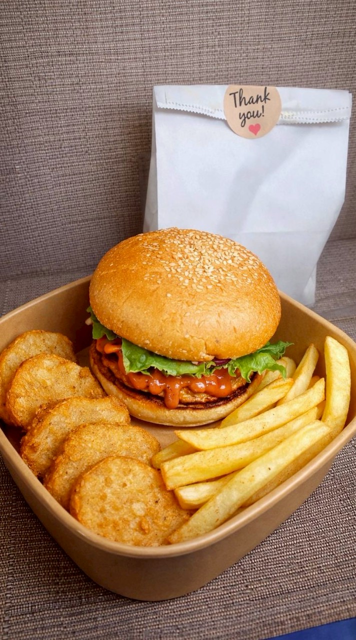 เบอร์เกอร์บ้านสวน 🍔🌭