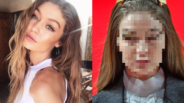 【明星也會醜】超模 Gigi Hadid 最新秀照曝光，「無濾鏡臉蛋」遭酸民批：像 69 歲大媽...