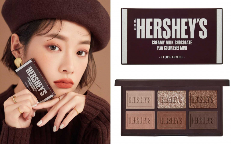 ETUDE HOUSE玩轉色彩迷你眼彩盤 #牛奶巧克力 0.6g*6／550元(圖／品牌提供)