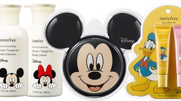 innisfree再度推出超萌「迪士尼限定」系列！米奇蜜粉、玫瑰口味護唇膏、沐浴乳可愛到炸裂～逼人想收藏