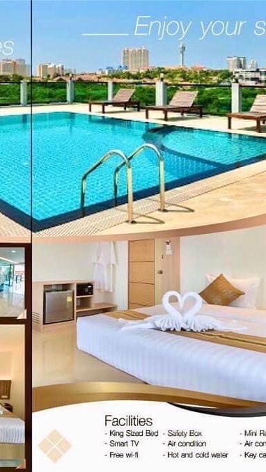 Iris Palace & Iris Residence ห้องพักใกล้หาดพัทยา