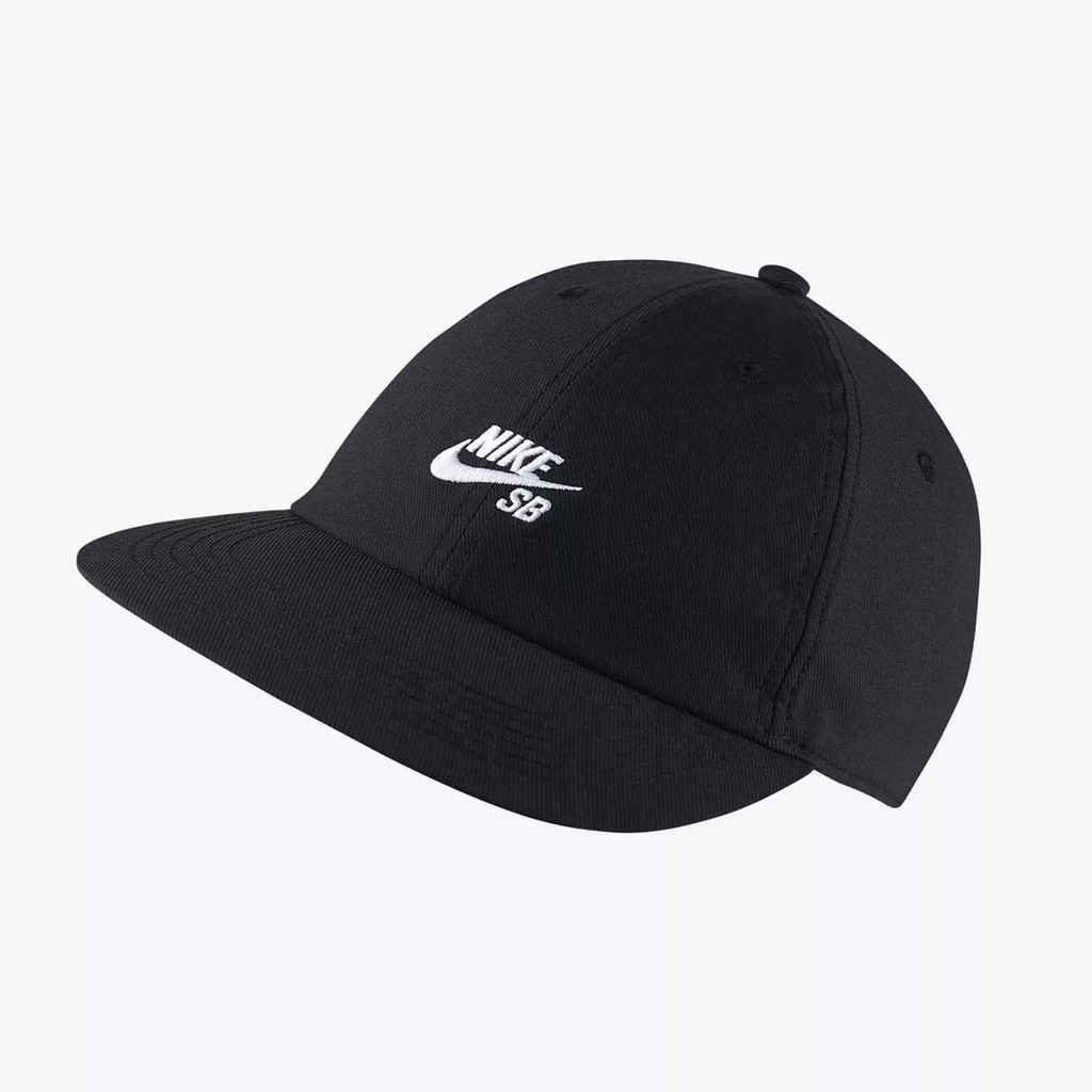 Nike 老帽 SB Heritage 86 Cap 黑 白 滑板 帽子 基本款 男女款 926686-010【ACS】